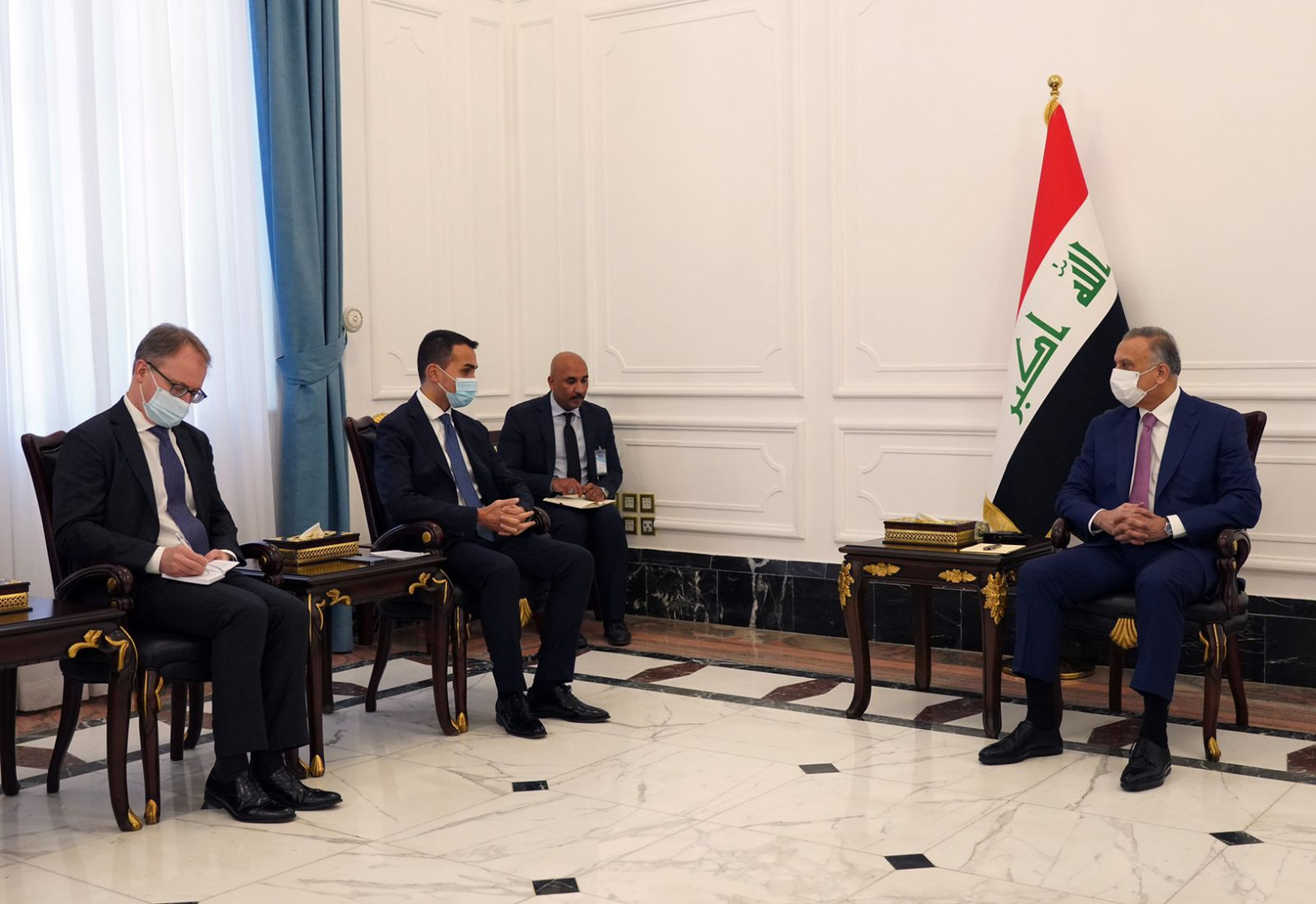 Al-Kadhimi discusses with the Italian foreign Minister files of mutual interest 