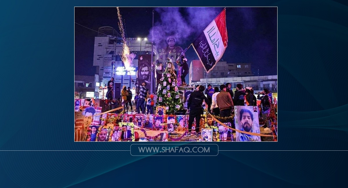 صور.. ناشطو ذي قار يستذكرون ضحايا التظاهرات في ليلة رأس السنة