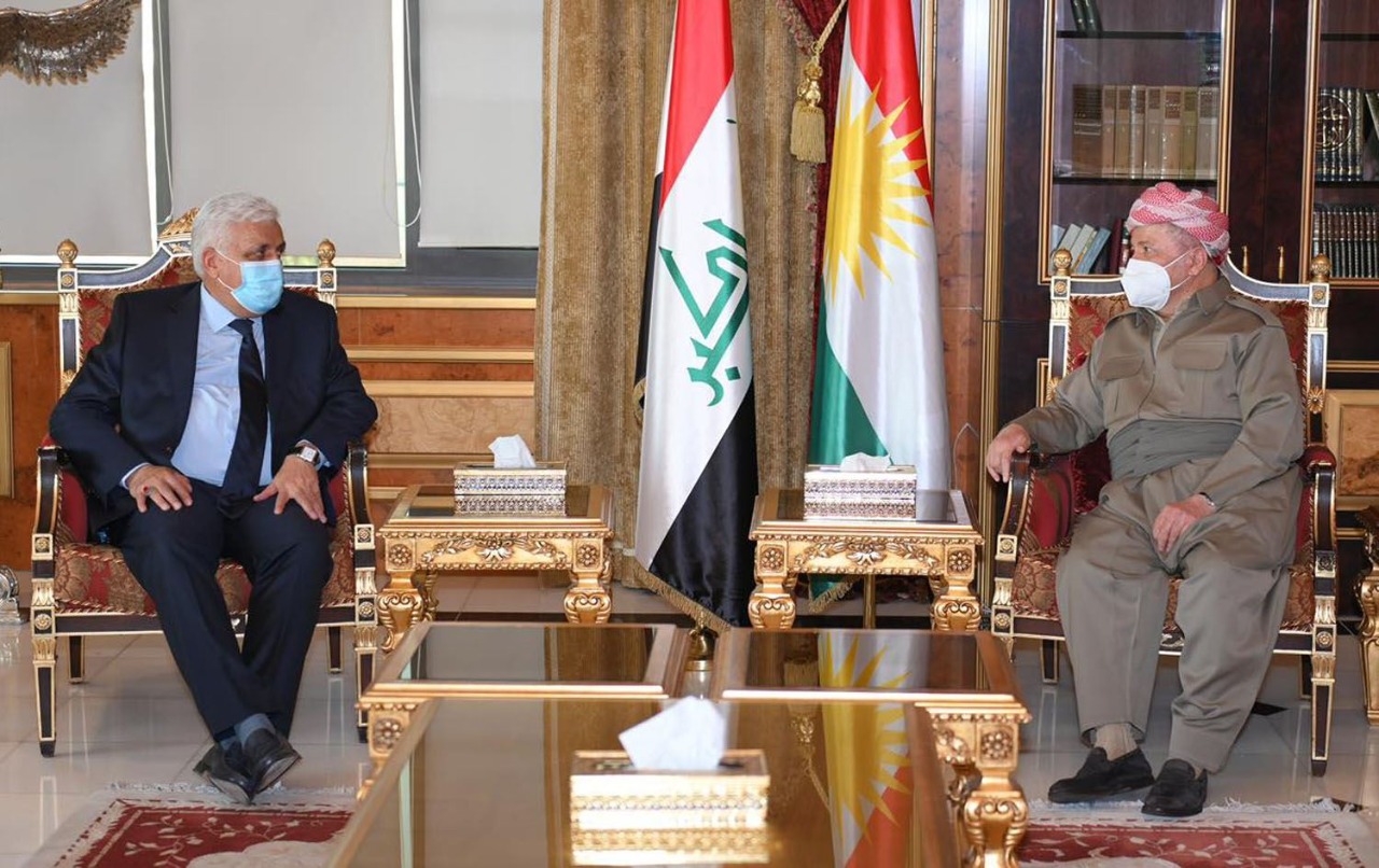 Al-Fayyadh visits the Barzani headquarters 
