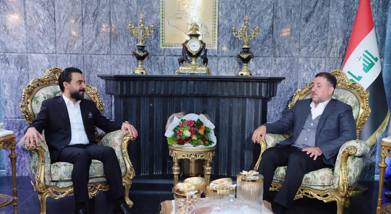 Al-Halboosi and al-Khanjar in Erbil on the eve of the parliament's first session