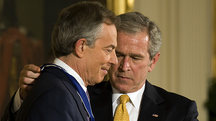 Iraq war Secret memo reveals BushBlair plans to topple Saddam Hussein