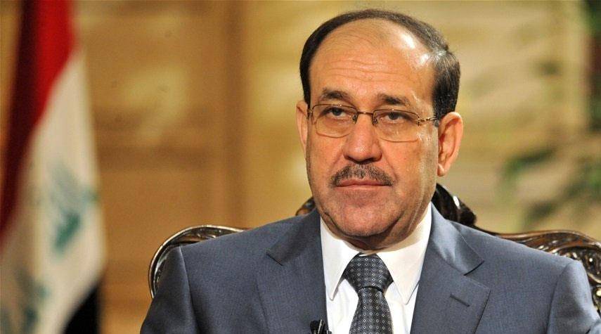 Al-Maliki chairs a meeting with the State of Law coalition bloc