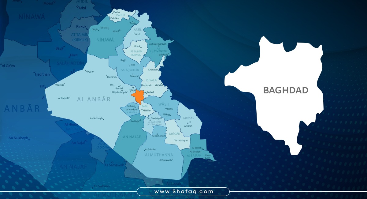 إصابة أربعة ضباط أحدهم برتبة كبيرة بحادث سير جنوب بغداد 
