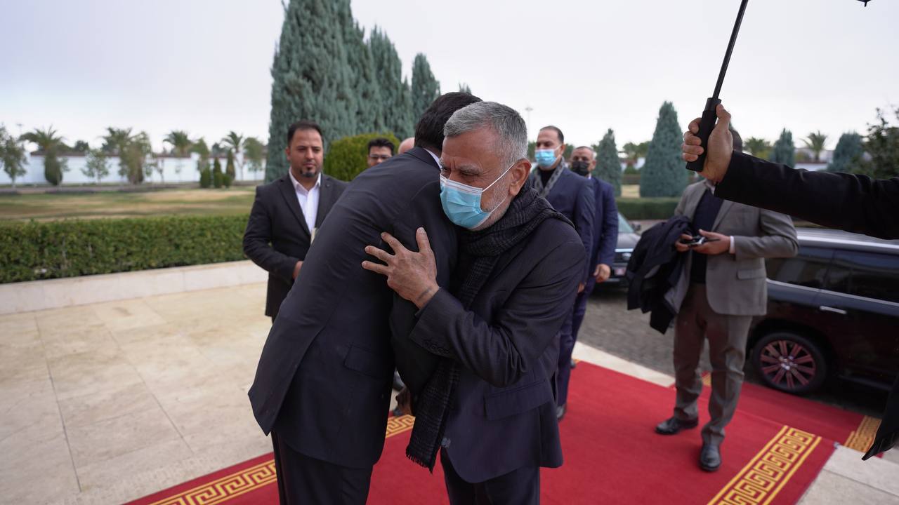 Al-Amiri arrives in Erbil