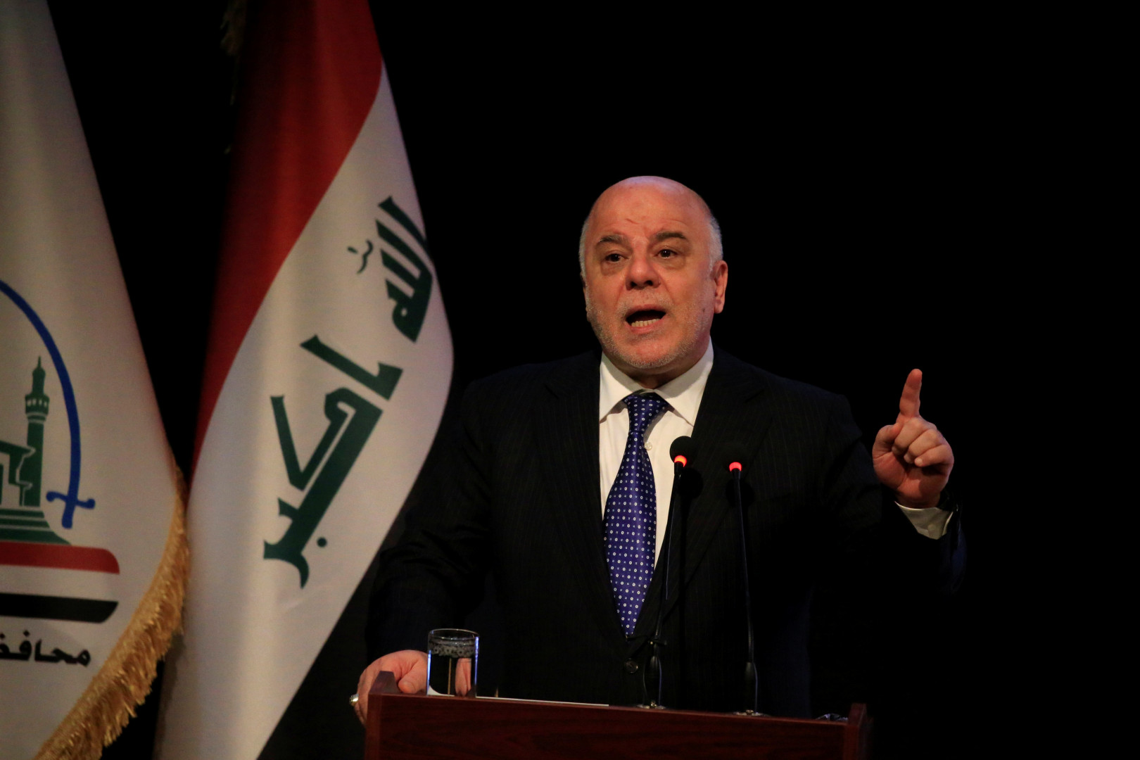 Al-Abadi is out of the political calculations as a candidate to head the next Iraqi government