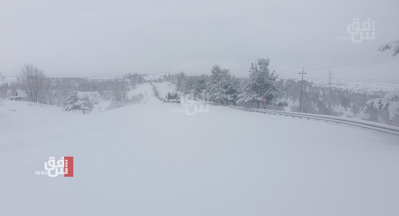 إقليم كوردستان يتأثر بموجات برد تتساقط معها الثلوج والأمطار وتستمر أسبوعاً كاملاً