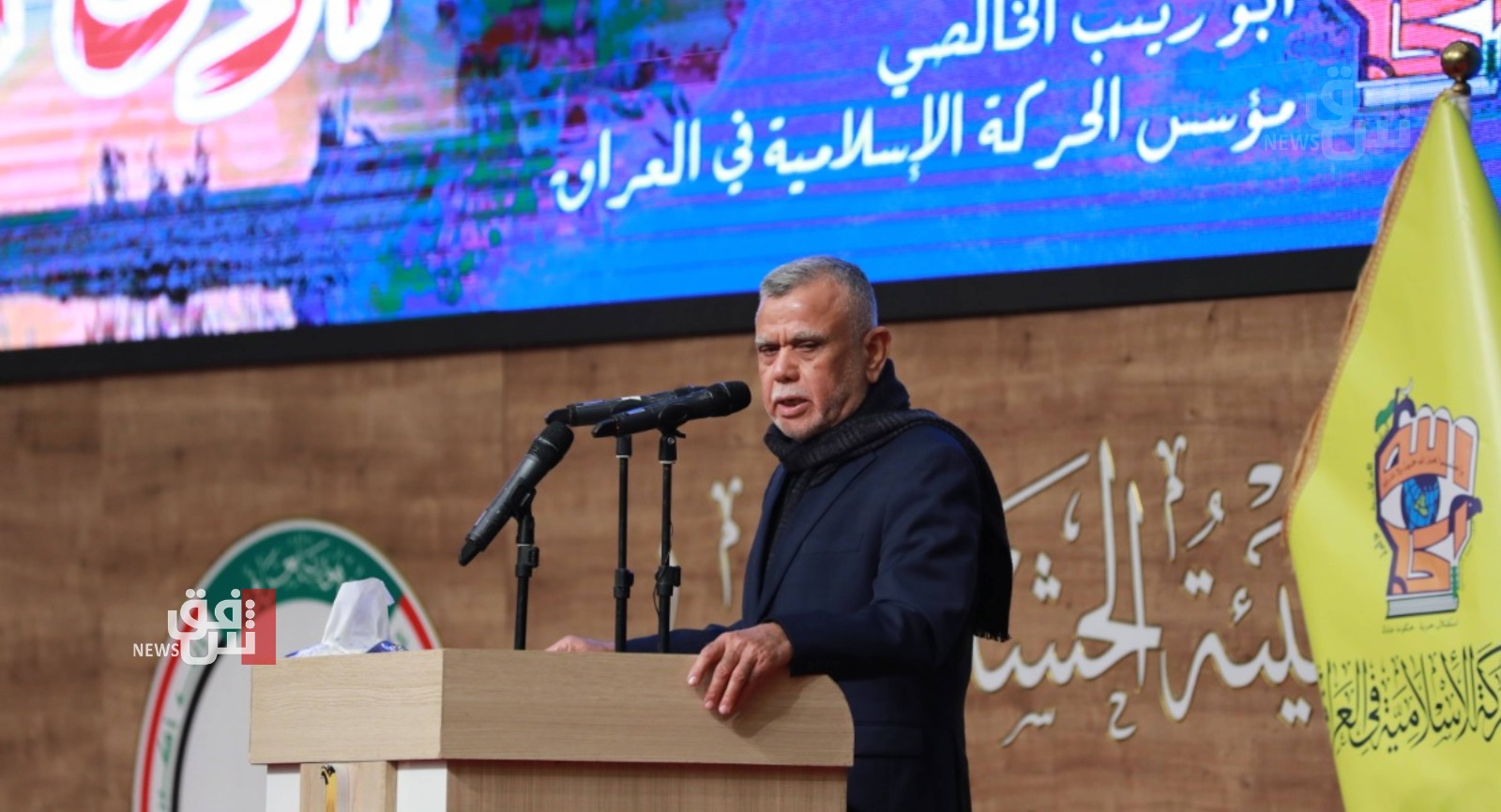 Source close to al-Ameri denies announcement of a new coalition