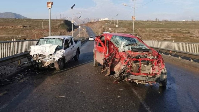  مصرع وإصابة أربعة أشخاص بحادث في إقليم كوردستان