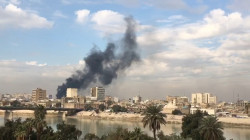 اندلاع حريق في بناية تجارية وسط بغداد