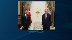 رئيس إقليم كوردستان يجتمع مع أردوغان فور وصوله لتركيا