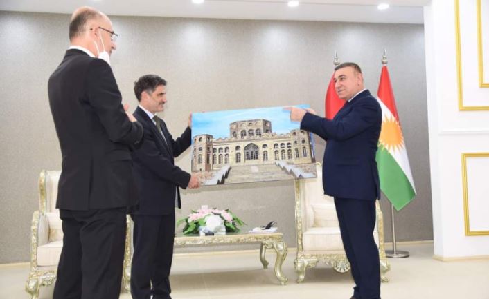A German delegation visits Garmyan, confirms Berlin’s support to the Kurdish society and institutions 
