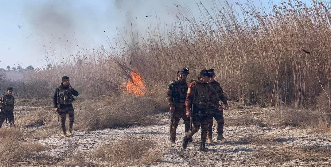 Iraqi security forces burning forests at the borders of Diyala and Saladin; sources 