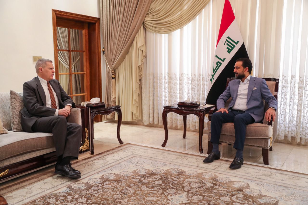 الحلبوسي والسفير الأمريكي يبحثان الاوضاع السياسية ويؤكدان على دعم القوات العراقية