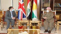 السفير البريطاني لبارزاني: التعاون بين البيشمركة والقوات العراقية خطوة ايجابية
