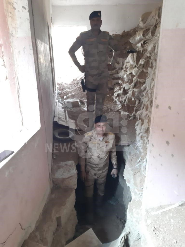 Iraqi army seizes 36 artifacts in an ISIS tunnel in Nineveh 