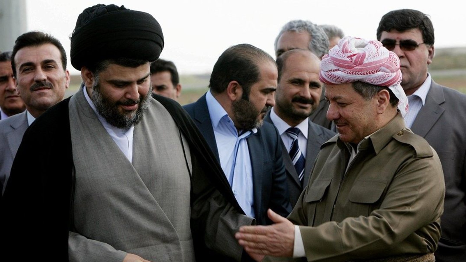 Barzani and al-Sadr agree on holding a meeting for the trilateral alliance leaders