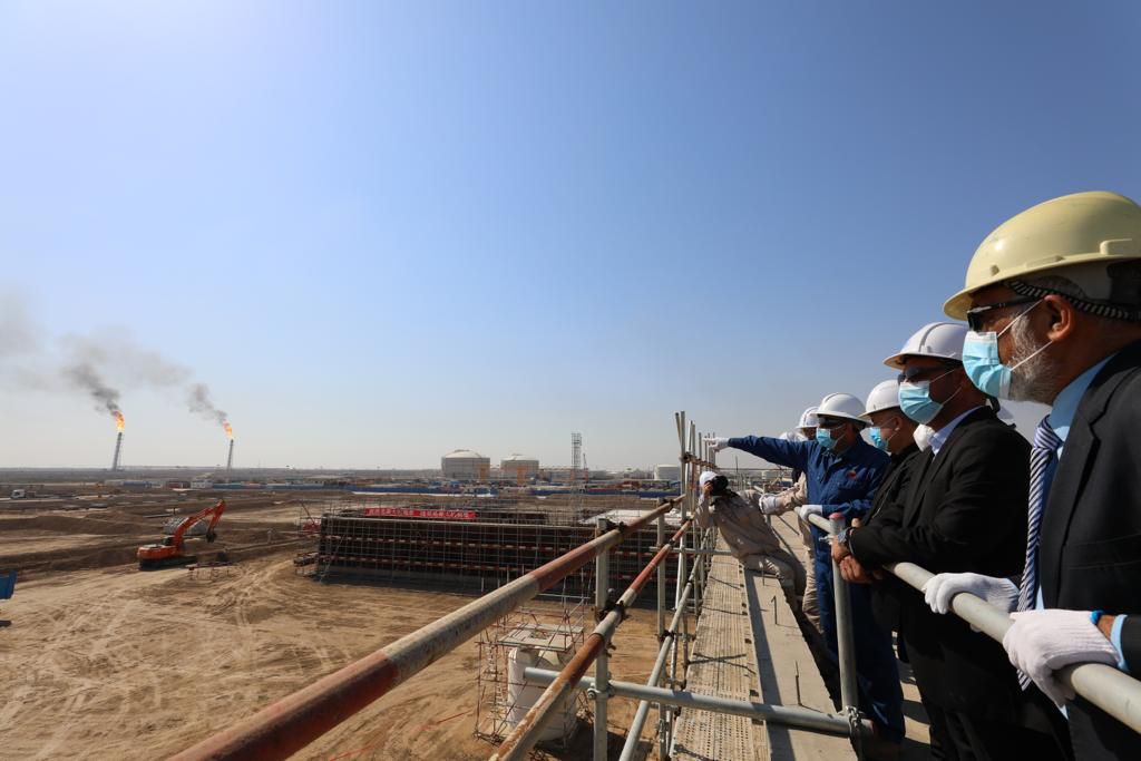  النفط العراقية تعلن إنجاز 51% من مشروع استثمار "غاز الحلفاية" جنوبي البلاد