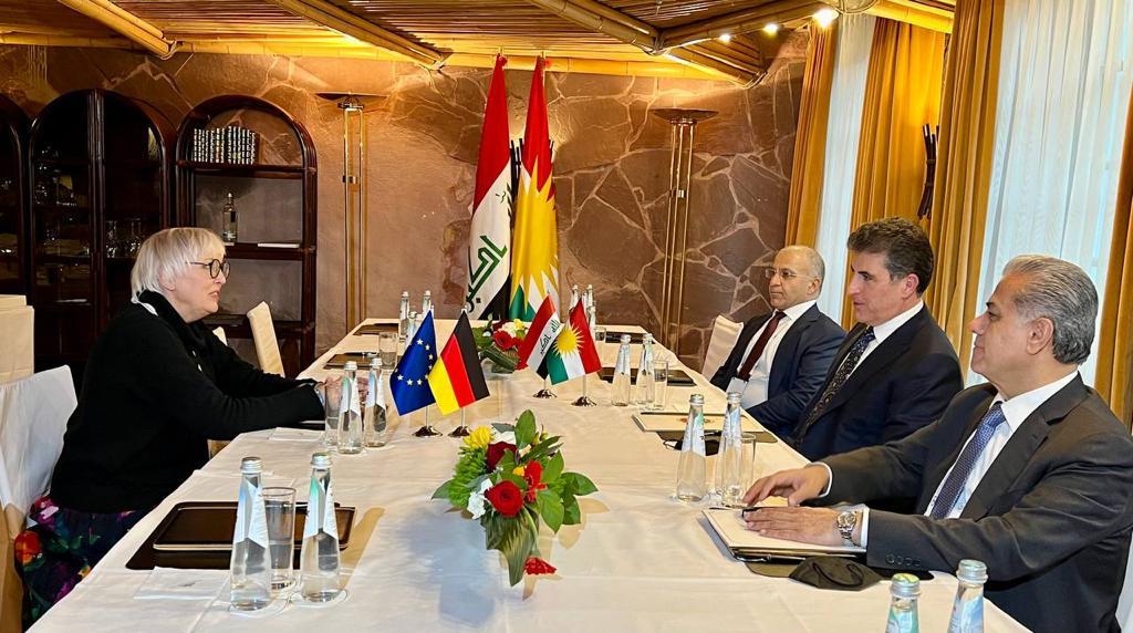 Kurdistan's President meets high-level German officials in Munich 