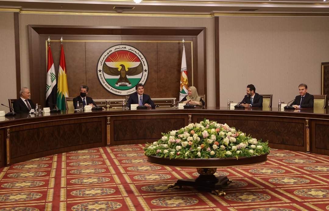 انطلاق اجتماع الرئاسات الأربع برعاية رئيس اقليم كوردستان
