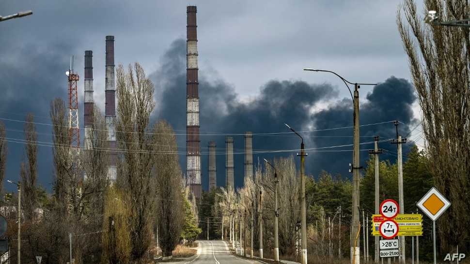 قوات روسية تمنع إطفاء حريق في اوكرانيا أخطر من تشيرنوبل بـ10 مرات