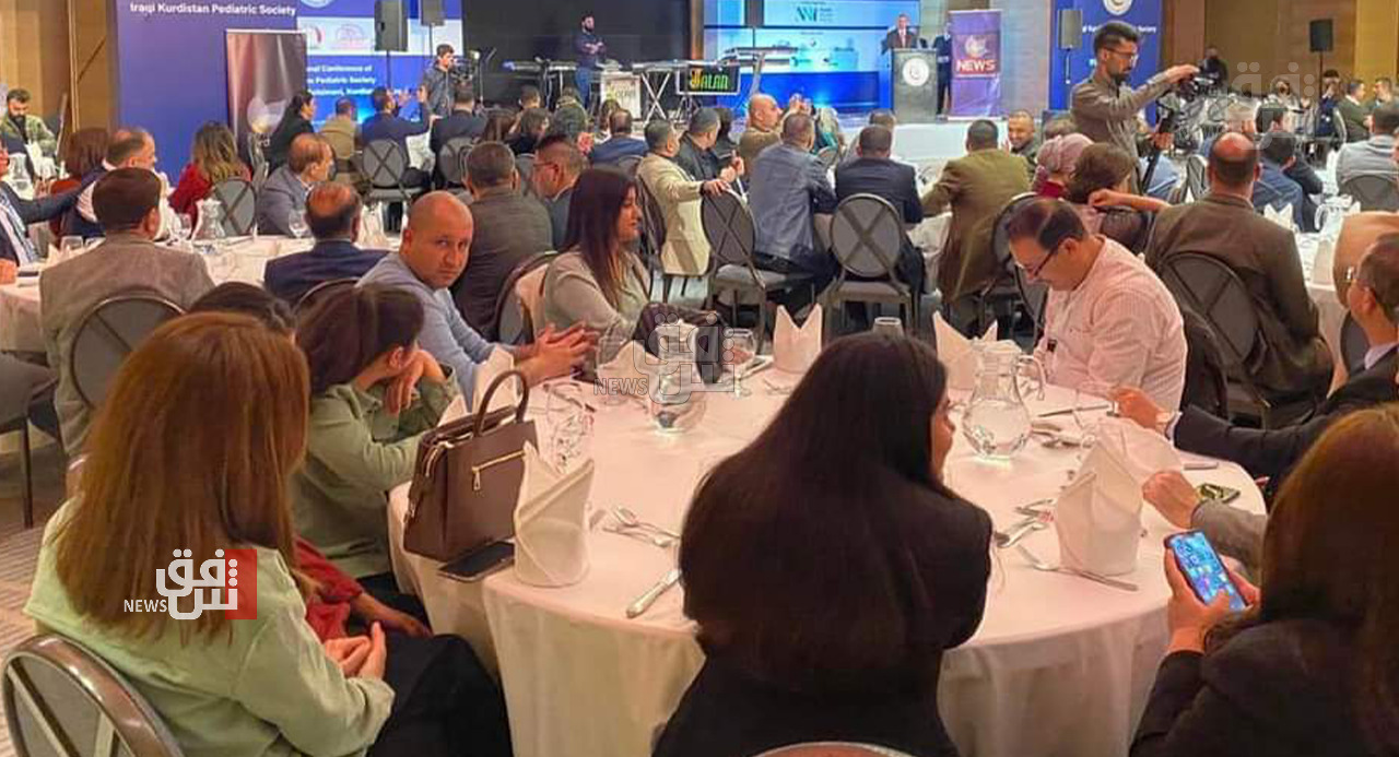 بحضور رسمي .. مؤتمر جمعية اطباء الأطفال ينطلق في السليمانية بنسخته السادسة