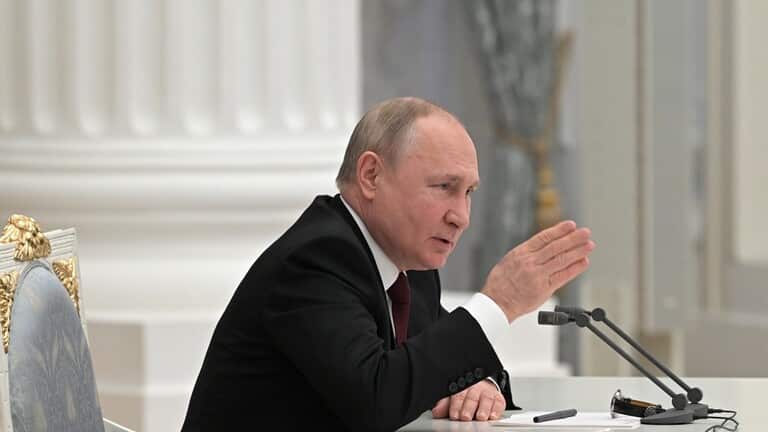 Putin says Western sanctions are akin to declaration of war