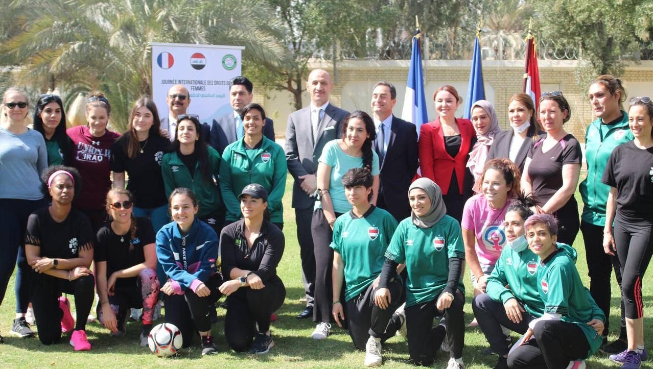 مذكرة تعاون بين الاتحاد العراقي ونظيره الفرنسي لتطوير الكرة النسويّة
