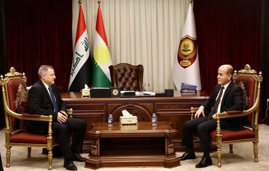 Farewell talks between the Ministry of PESHMERGA and the military Commander of the Hungarian forces