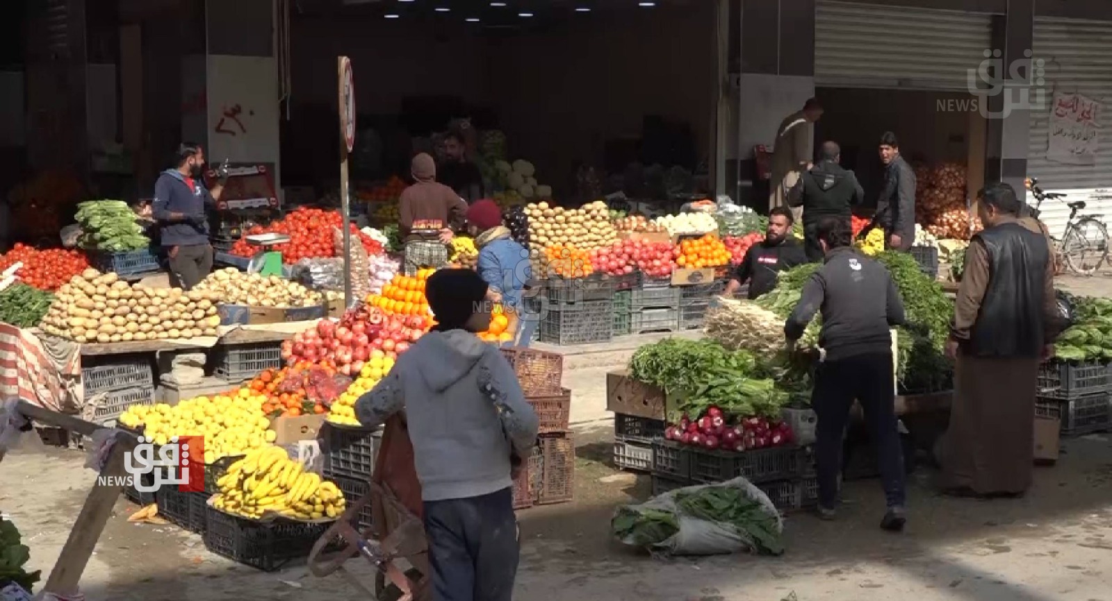 Scenes from Fallujahs markets  dinars for cooking oil