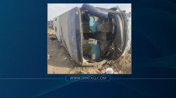 فيديو وصور .. مصرع 11 شخصا بحادث مروع على طريق الحلة - بغداد