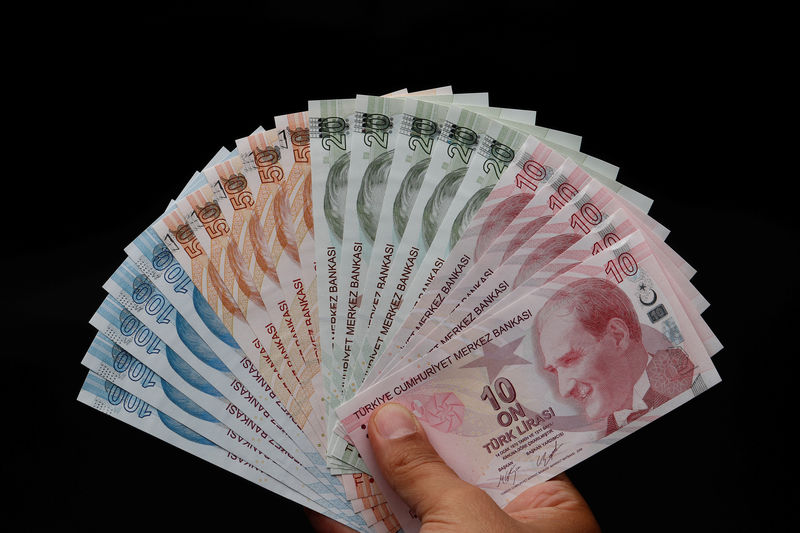 Turkish lira weakens for ninth day, data shows economic woes