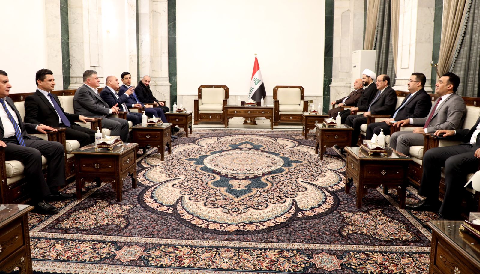 PUK leader meets the Coordination Framework in Baghdad 