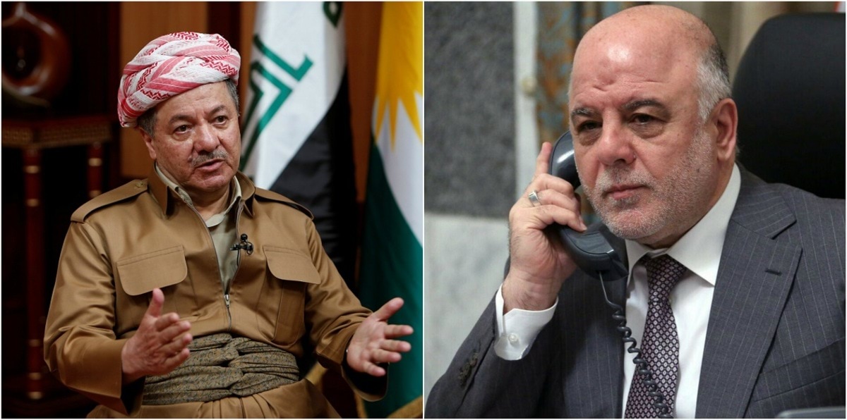 AlAbadi holds a phone call with leader Barzani