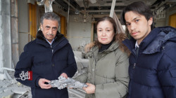 بعد تدميره بصواريخ ايرانية.. رجل الأعمال الكوردي شيخ باز وعائلته يتفقدون منزلهم (صور)  