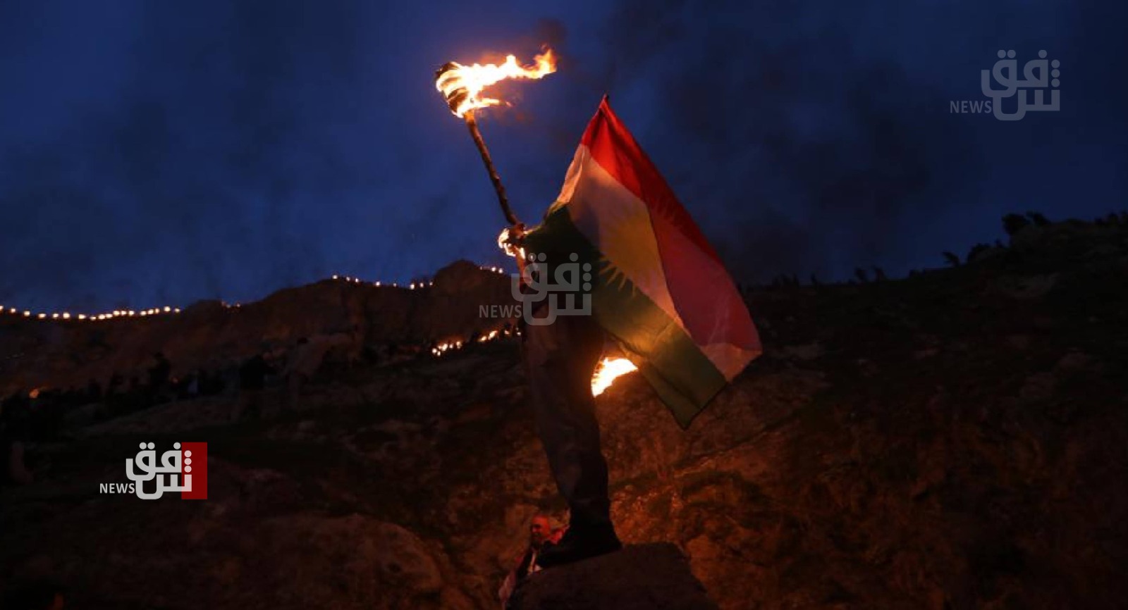 Duhok and Mosul celebrate the Newroz with fire