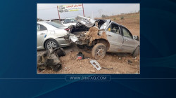 مصرع واصابة 4 مدنيين بحادث سير على "طريق الموت" في ديالى