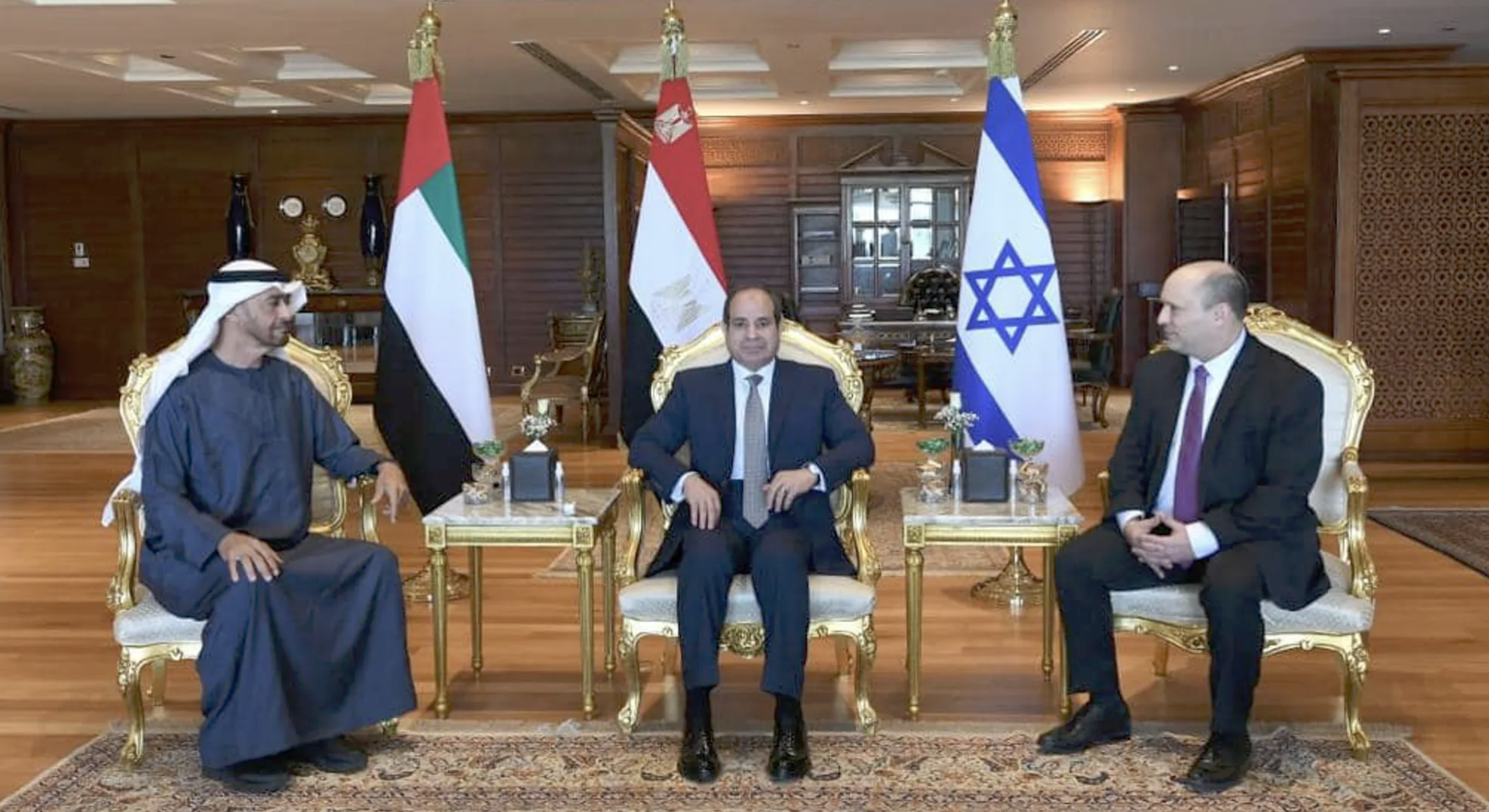 Egypt, UAE, Israel hold summit talks in Red Sea resort