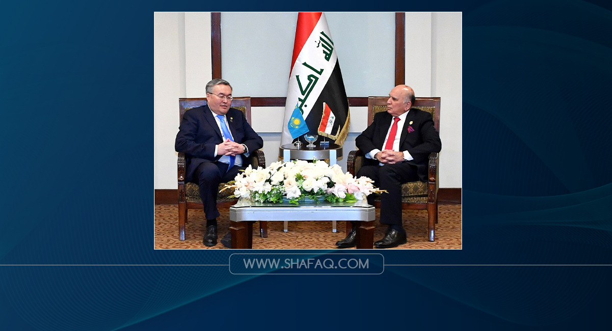 Fuad Hussein invites his Kazakh counterpart to visit Baghdad 