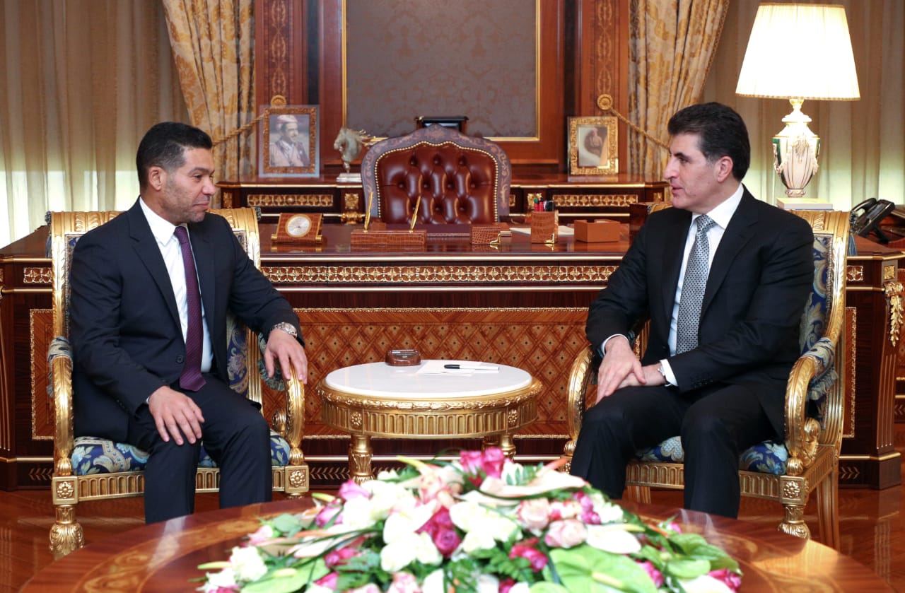 President Barzani Meets The Head Of The Iraqi National Project Shafaq