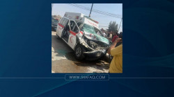 حادث سير لسيارة إسعاف تقل "حالة طارئة"  