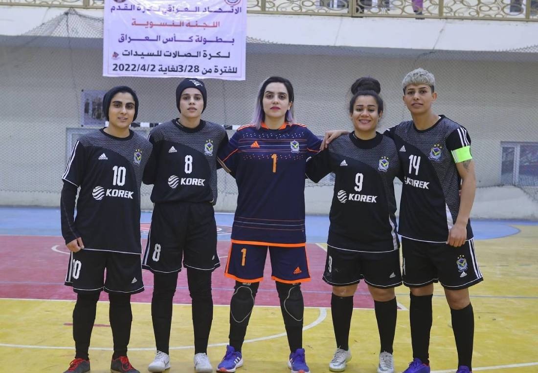 سيدات القوة الجوية يتوجن بلقب بطولة كأس العراق لكرة الصالات للنساء