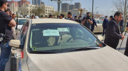 صور.. تجدد احتجاجات سائقي المركبات أمام مبنى محافظة السليمانية 