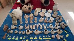 العثور على عشرات القطع الأثرية في محافظة عراقية 