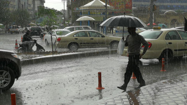 إقليم كوردستان على موعد مع هطول للأمطار وتدنٍ بدرجات الحرارة 
