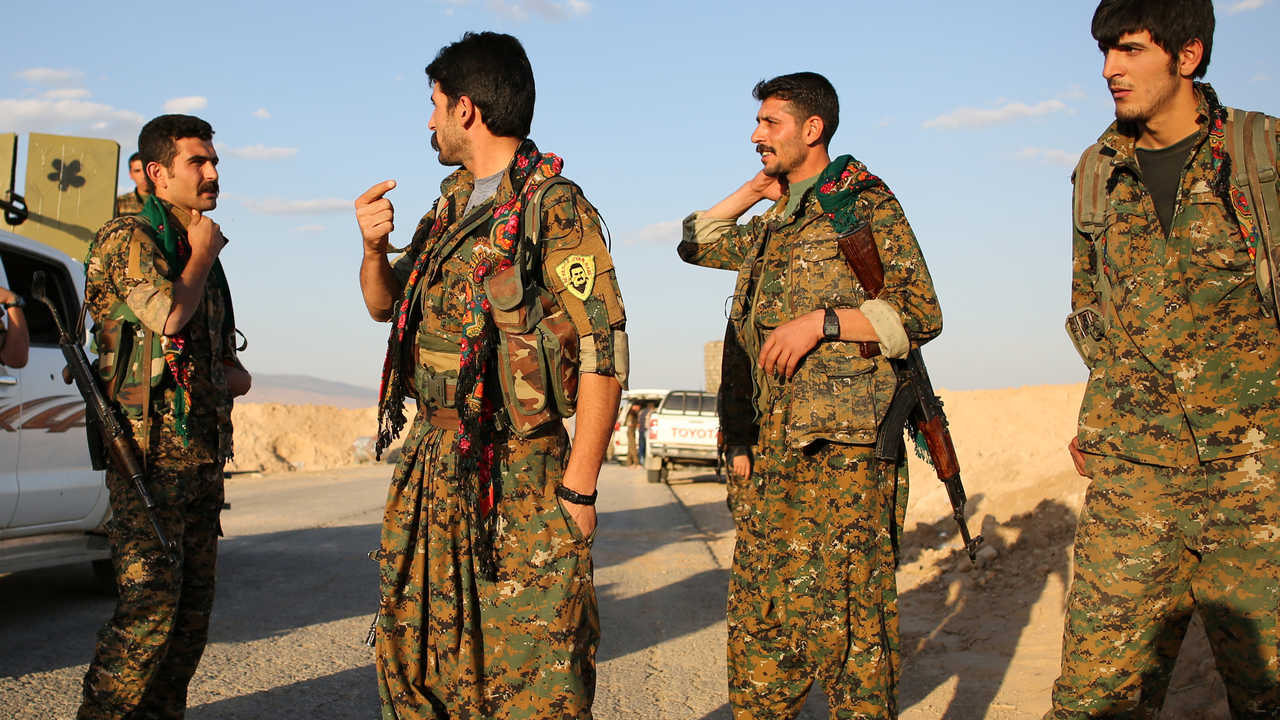 A Yazidi young man returns home to Sinjar after being kidnapped by PKK