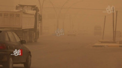 Iraqi governorates choked in dust storms stirred by heavy winds