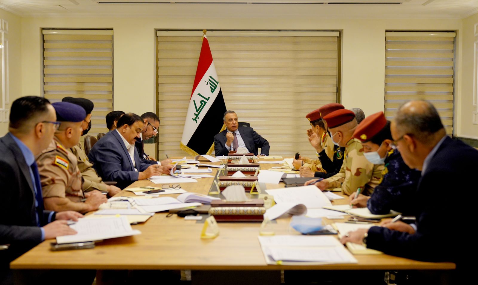 PM al-Kadhimi chairs a security meeting