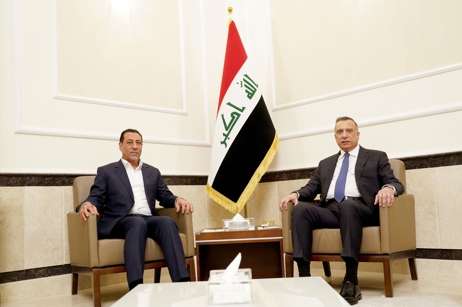 Al-Zameli meets PM al-Kadhimi in Baghdad