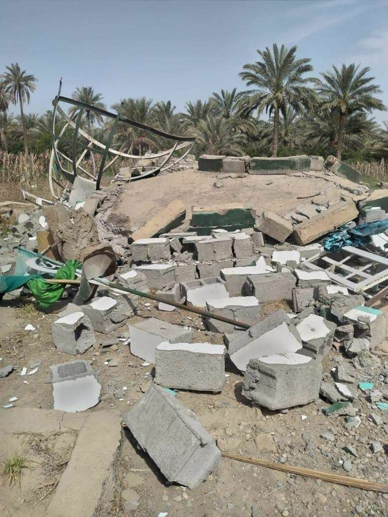 Diyala police denies attack on religious site.. Shafaq News shares pictures of the rubbles 