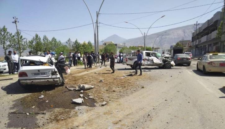 اصابة ستة اشخاص بحادث مروع في سوران .. صور